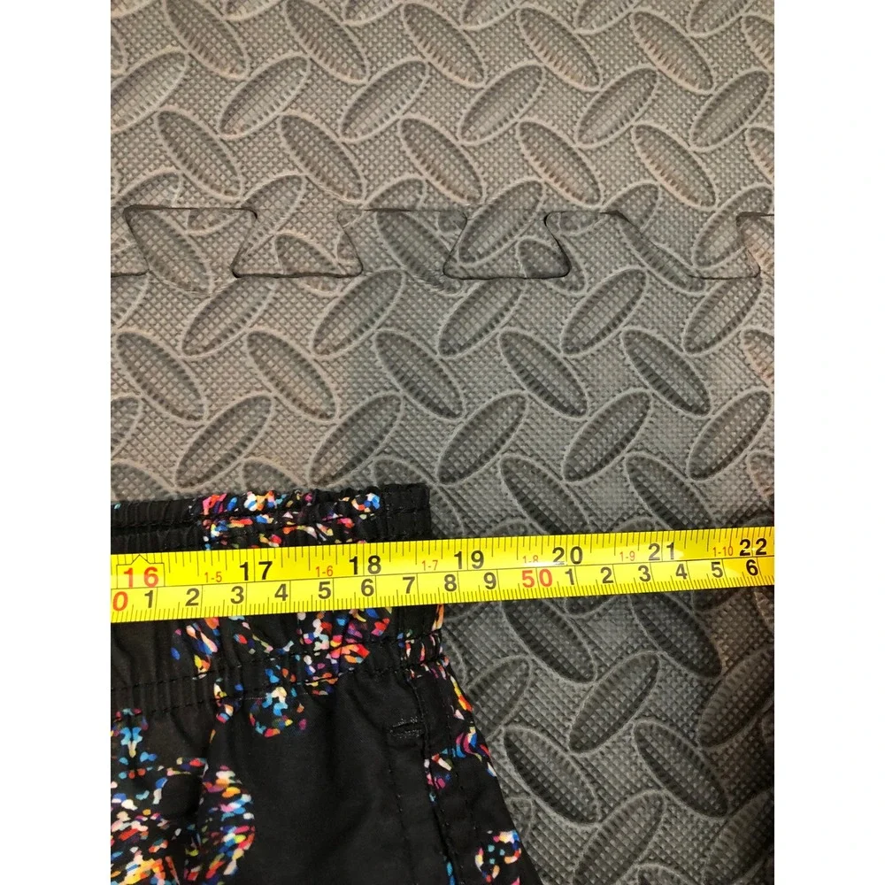 Bugatchi Archer Swim Trunks XXL Black Skull Print Multicolor Board Shorts Casual